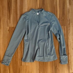 Athleta Long Sleeve Top - Blue Gray